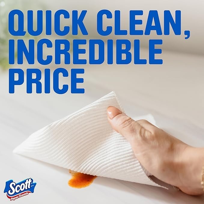 Scott Paper Towels, Choose-A-Sheet, 6 Double Rolls = 12 Regular Rolls (108 Sheet gallery