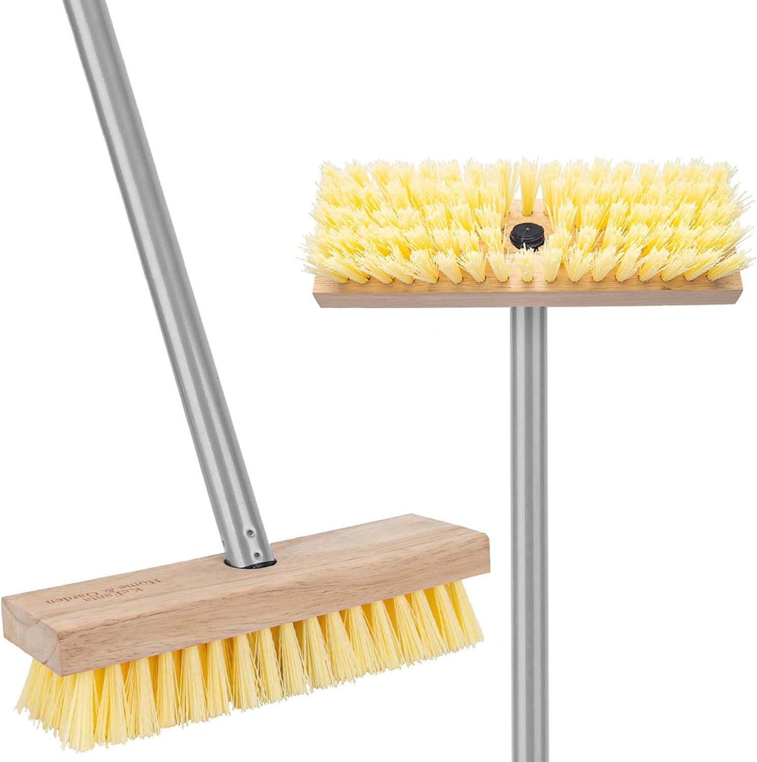 Long Handle Floor Scrub Brush Heavy Duty Stiff Bristle Deck Tile Cleaner gallery