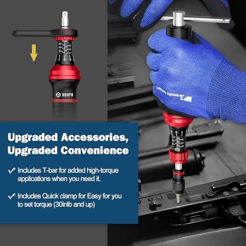 Torque Screwdriver for Electronics & Bike, 10-60 in.lb,64 10-60 in.lb 64 Pcs gallery