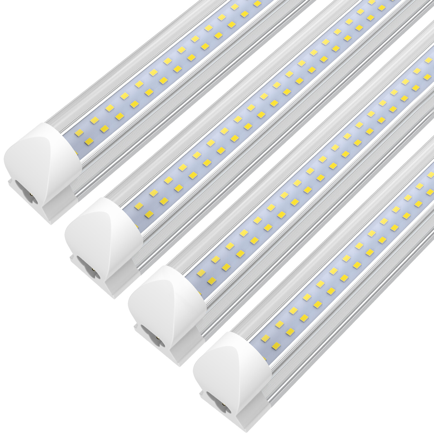 4~25 Pack T8 8FT 72W LED Shop Light Fixture 8 Foot LED Tube Light Bulb 6500K ETL gallery