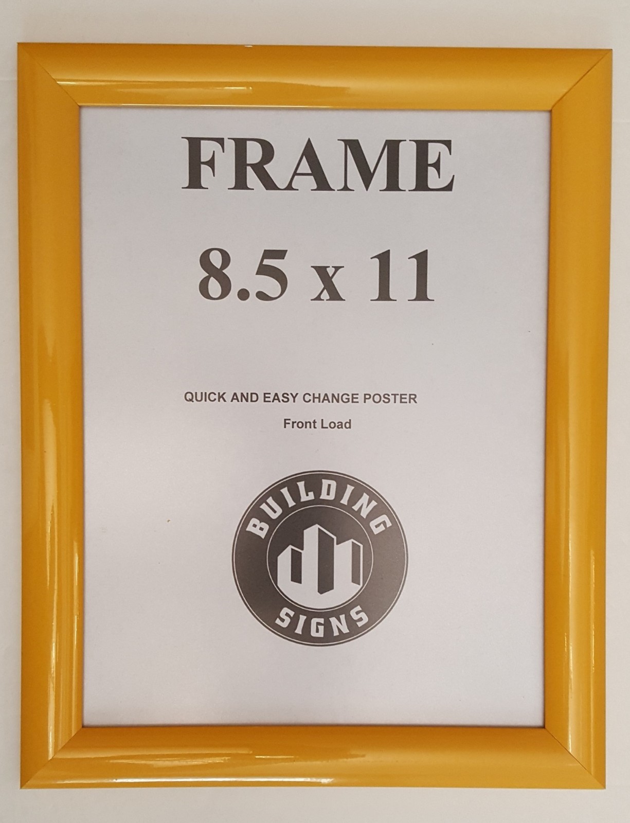 Yellow Snap Frame 8 5x11 Inches Front Loading Quick Poster gallery