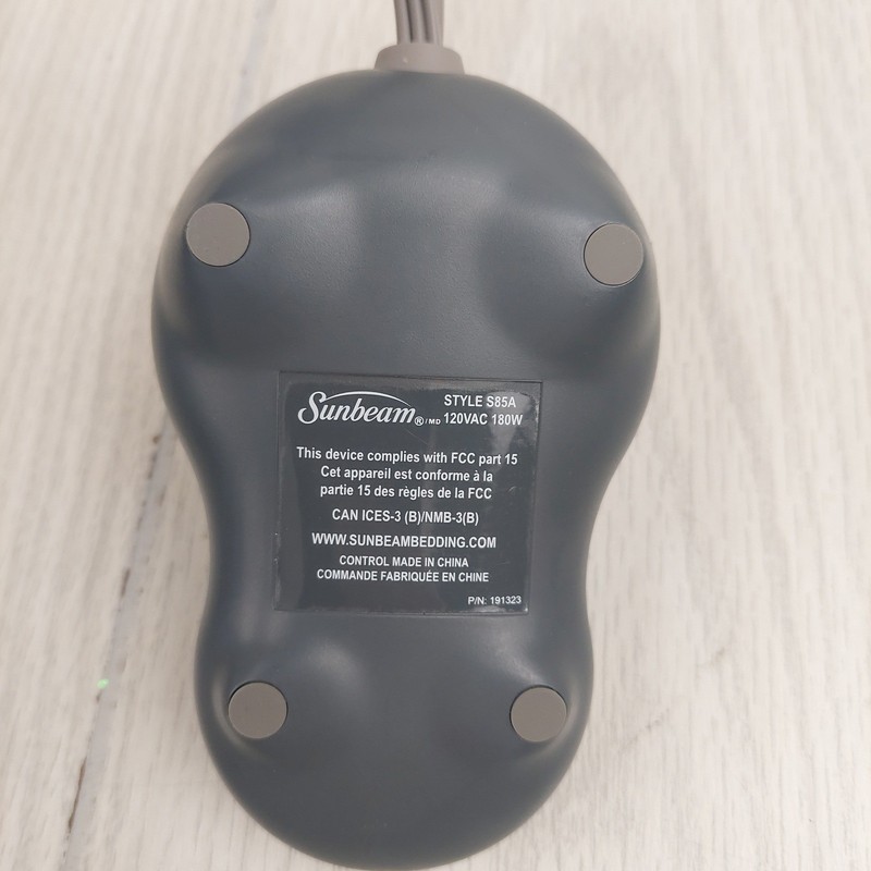 Sunbeam Electric Blanket Controller S85A Auto Off 10 Hours On Off gallery
