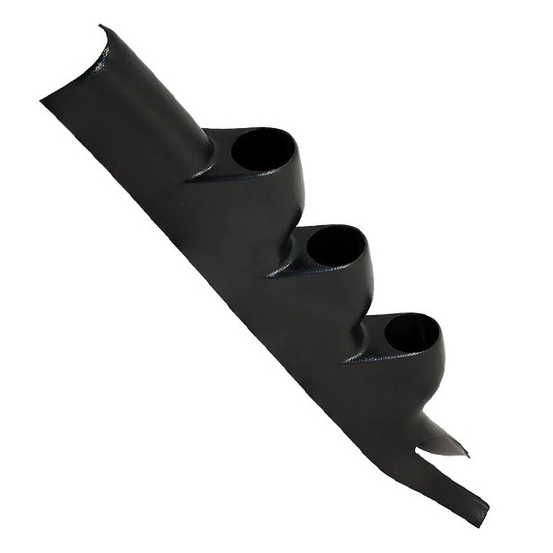 GlowShift Black Triple Gauge 52mm Pillar Pod for 2005-2014 Ford Mustang