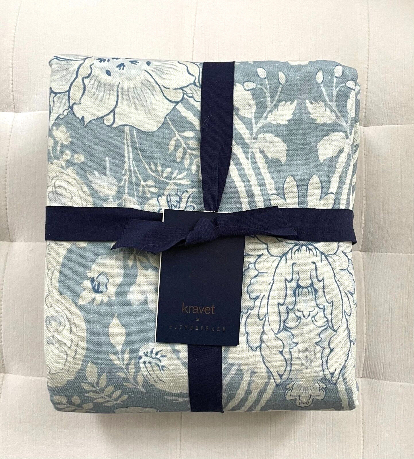 Pottery Barn KRAVET ARBORETUM PETITE FLORAL Duvet Cover King California King NWT gallery