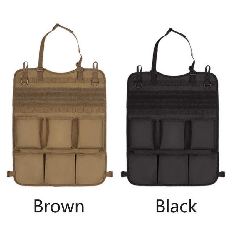 High Quality Multifunction 55*37CM 600D 6PCS In 1 Car Back Seat Tactical Hanging gallery