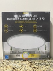 Koda 15″ Flush Mount Ceiling Light 1600LM LED Tunable White Dimmable Modern GV