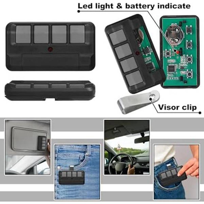 3Pcs 894LT Four Button Learning Garage Door Opener Remote for2132 gallery
