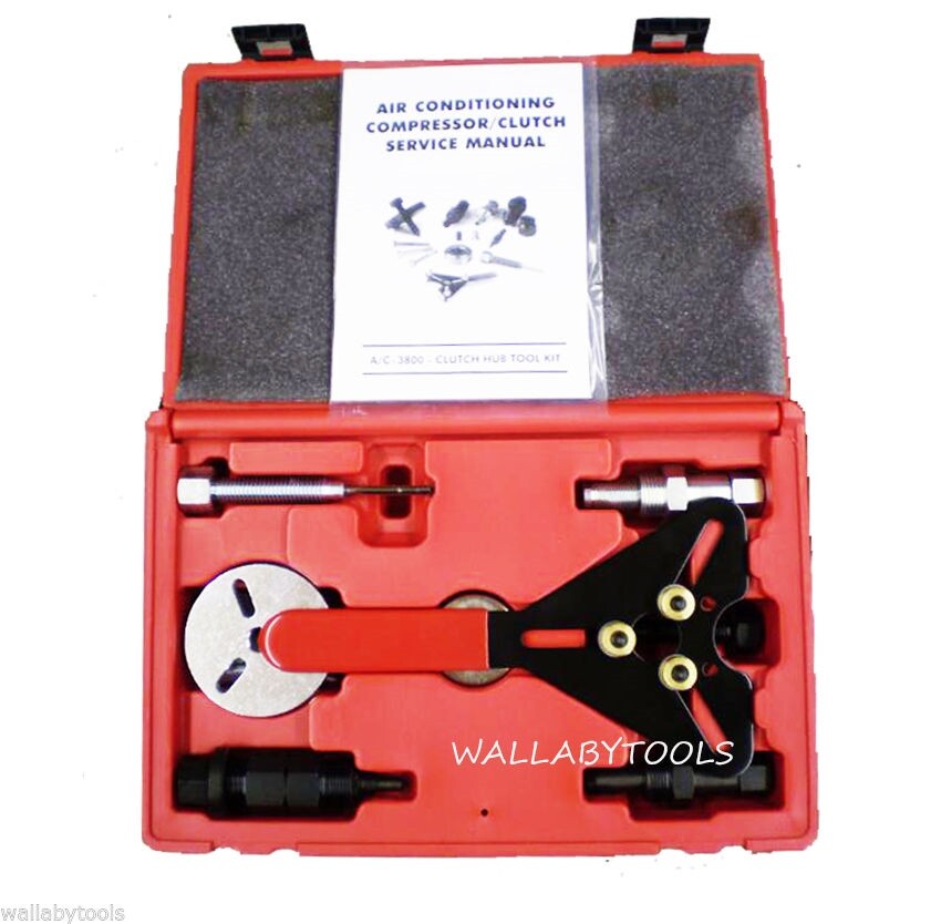 AUTO AIR CONDITIONING AC CLUTCH PLATE REMOVER TOOL KIT PRO A/C gallery