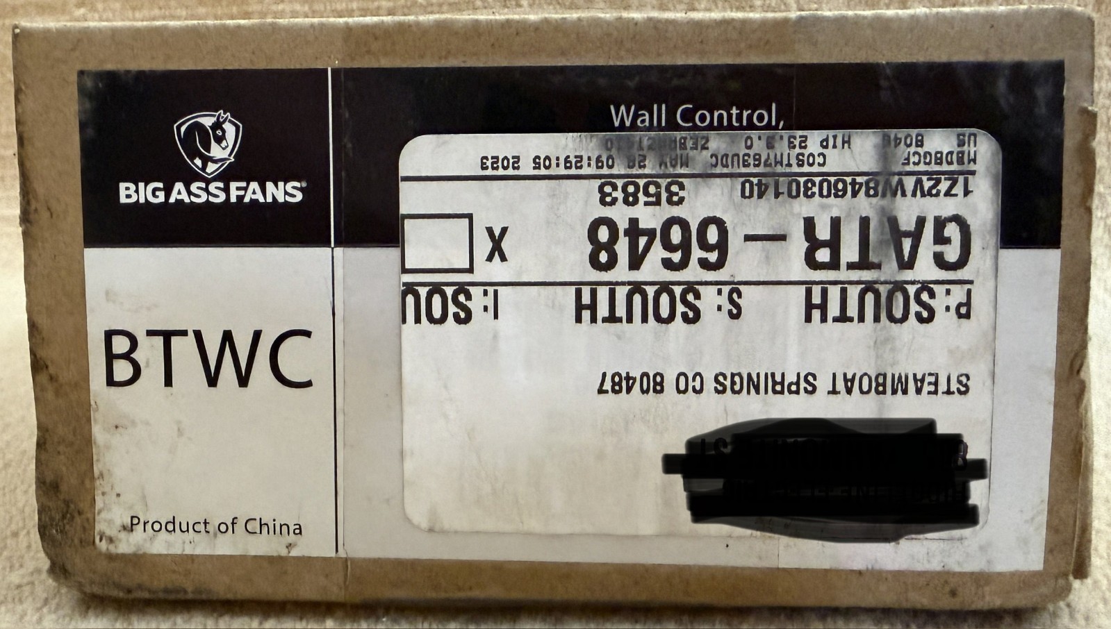 Big Ass Fans 009273-01 Wall Control Bluetooth 100-277V Up to 4 Fans NEW BigAss gallery