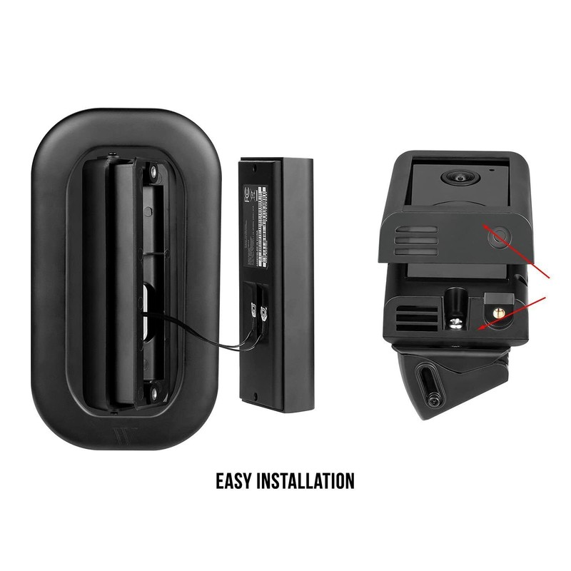 Wasserstein 35-55 Horizontal Adjustable Angle Mount/Wall Plate For Ring Video DB gallery
