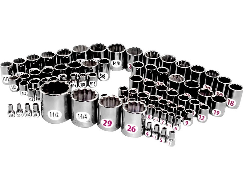 Master Set - Eye Saver Chrome Labels for Socket Sets & Wrenches foil decals tags gallery