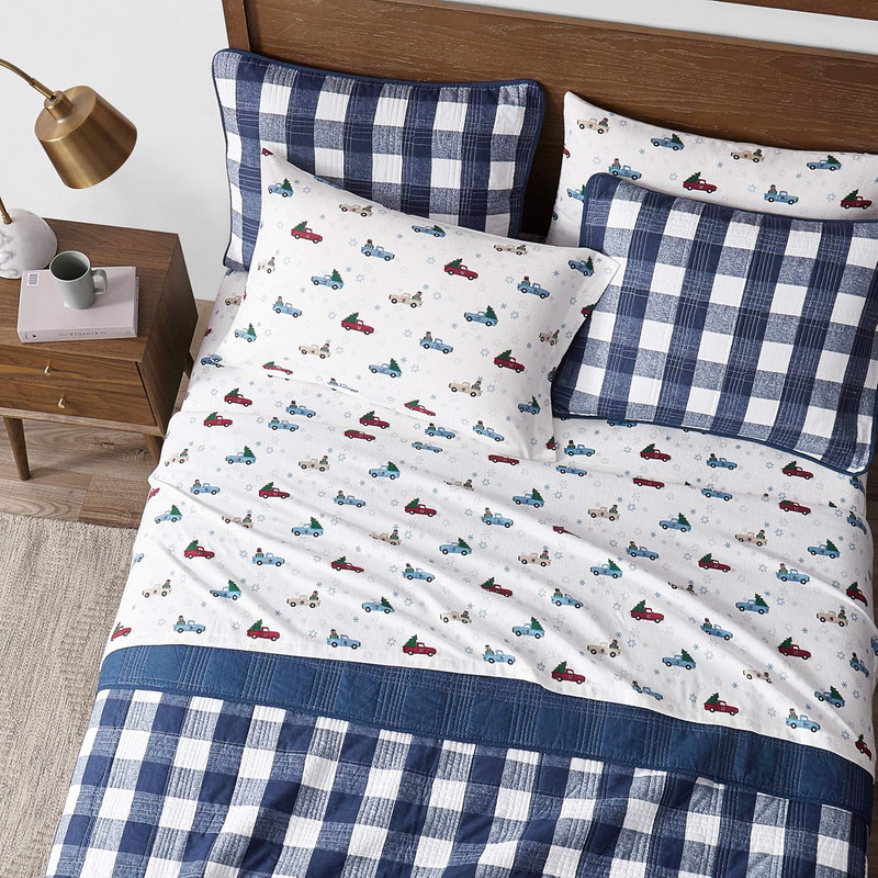 - Queen Sheets, Cotton Flannel Bedding Set, Brushed for Extra Softness, Cozy Hom gallery