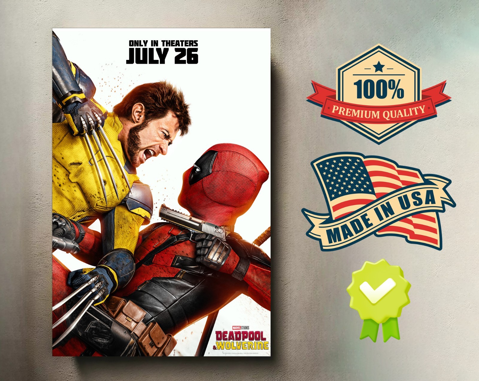 Deadpool & Wolverine (2024) 8x12 Metal Movie Poster 🔥🍿 gallery