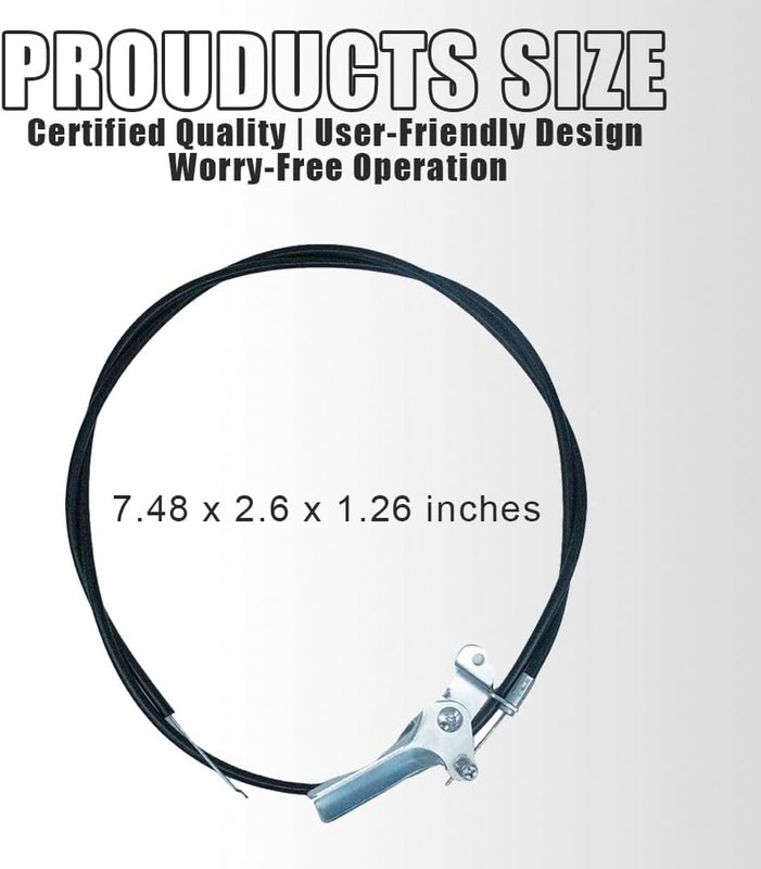 290-023 Universal Throttle Control Cable 53 5/8" Length - Side Mount Replacement gallery