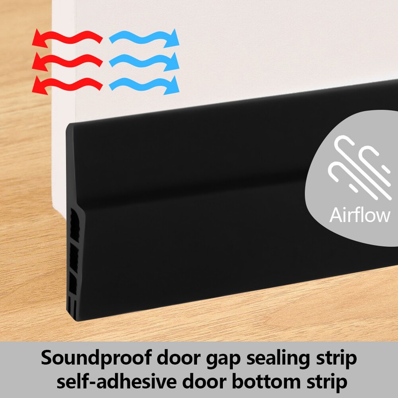 Under Door Sweep Weather Stripping Draft Stoppers-Wind Blocker Strong Adhesive gallery