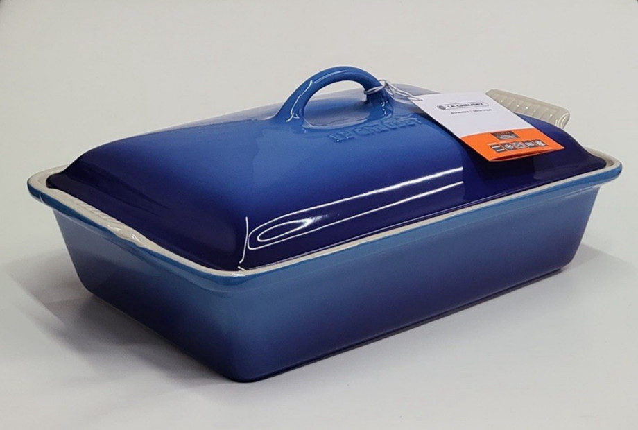 Le Creuset Rectangular Casserole With Lid 4 Qt Azure Blue gallery