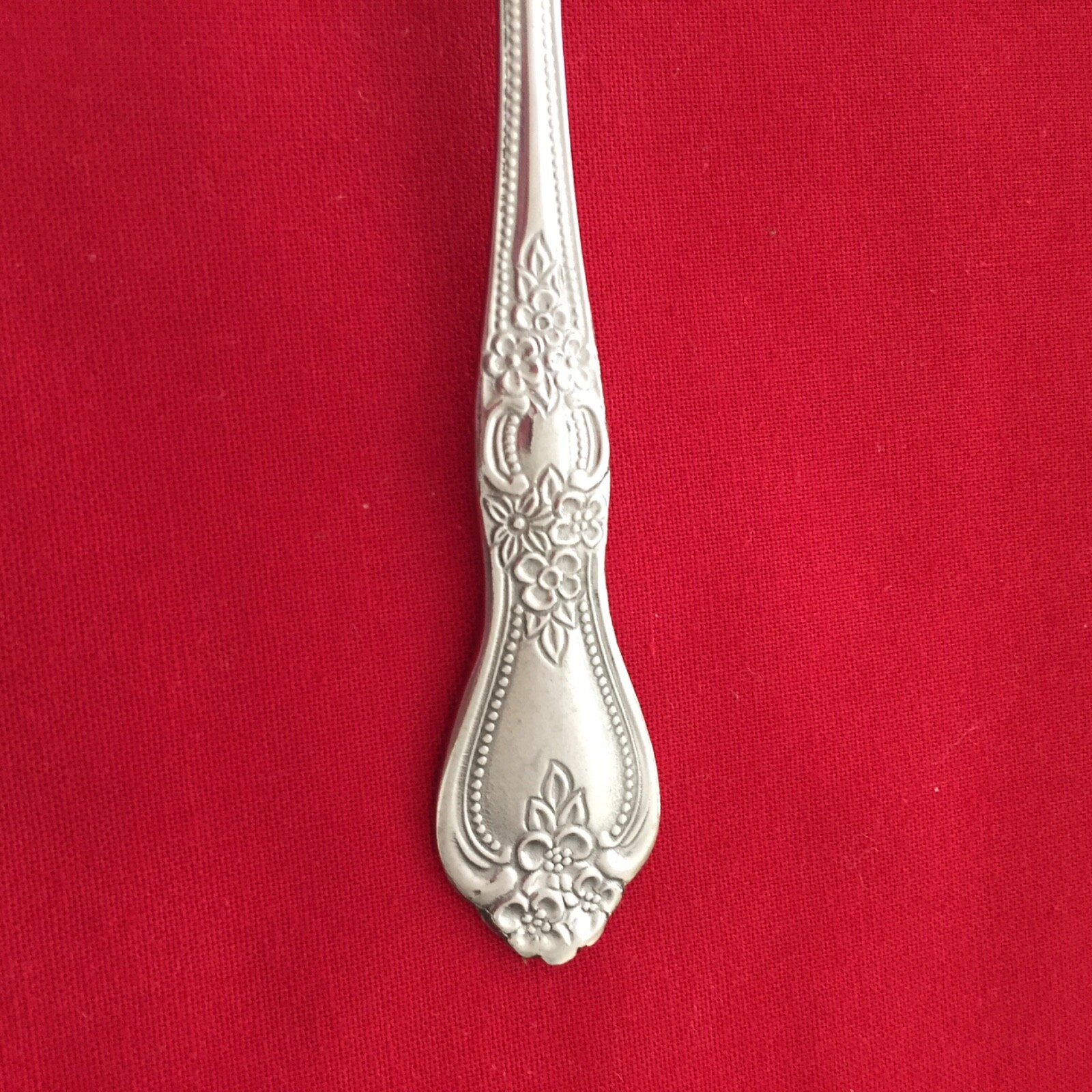 Rogers International SUMMER ROSE Dinner Fork 7 1/4" Stainless Steel Flatware gallery