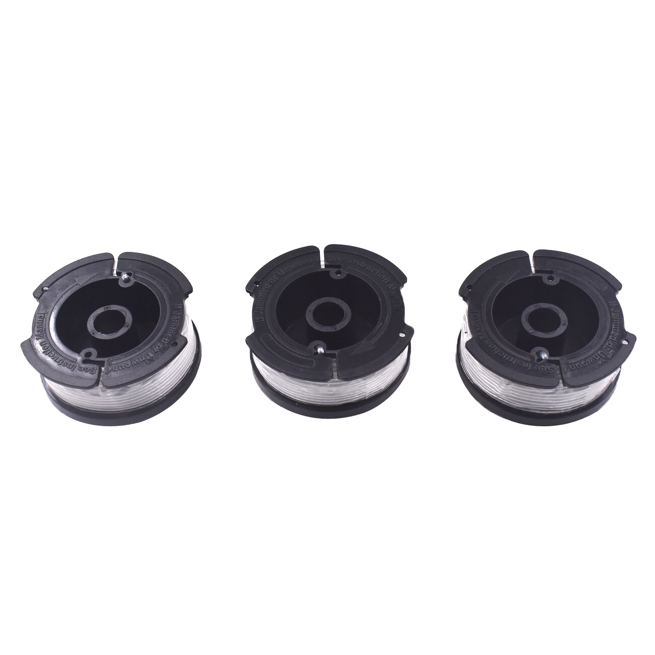 3 Pack String Trimmer Spools For BLACK+DECKER AF-100-3ZP GH900 W/ 0.065" Line gallery