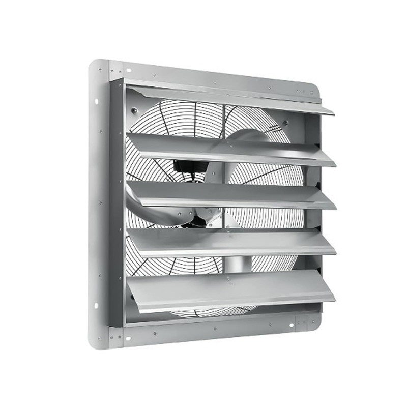 20/24 Inch Automatic Aluminum Shutter Exhaust Fan Wall Mount 3500 CFM 1500 RPM gallery