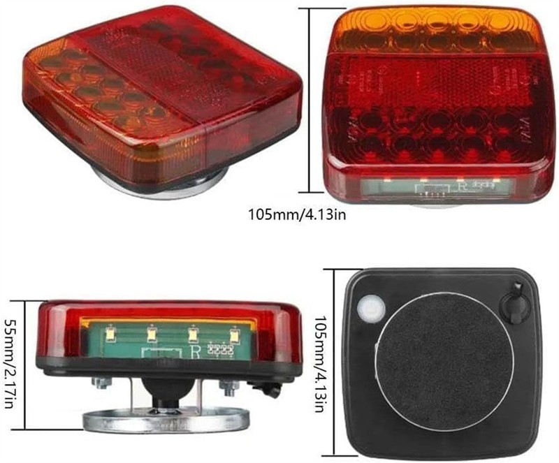 Wireless Magnetic Trailer Lights, Waterproof Trailer Lights with Adapter gallery