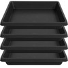 Square Plant Saucer 14 Inch 4 Pack, 6 8 10 12 13 16 18 20 Durable Plastic Pla... gallery