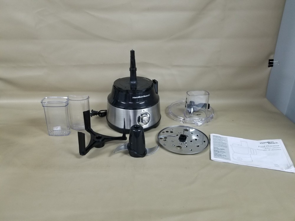 Hamilton Beach Food Processor 70730 Machine ONLY w/Accessories NO BOWL! WORKS!