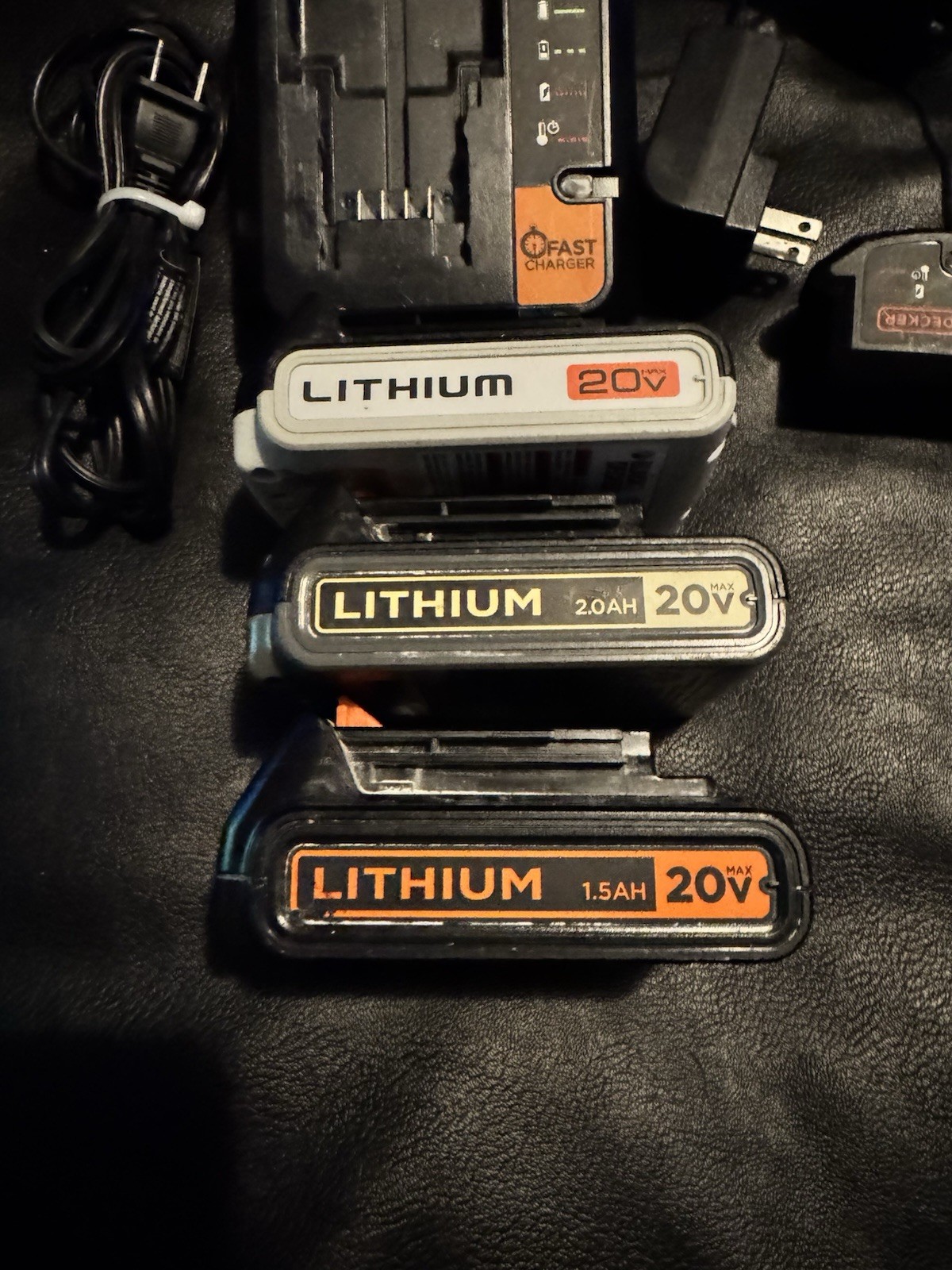 3 Pack 20V MAX For Black & Decker Lithium Battery + 2 Chargers gallery