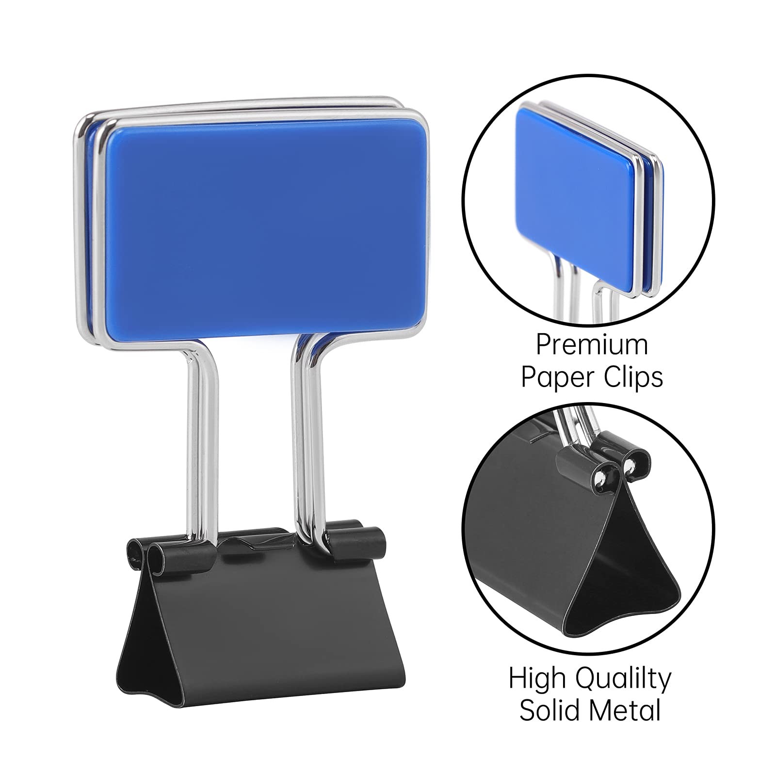 Yi Concept Retangle Medium Paper Clips，Binder Clips, Easy Grip, gallery