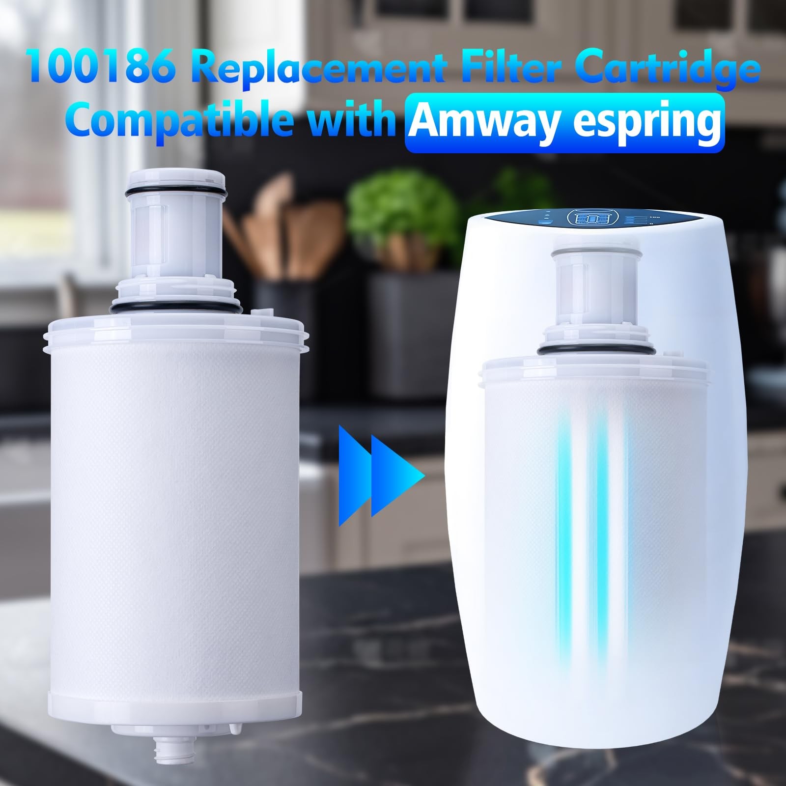 100186 Original Water Filter Replacement Standard, White gallery