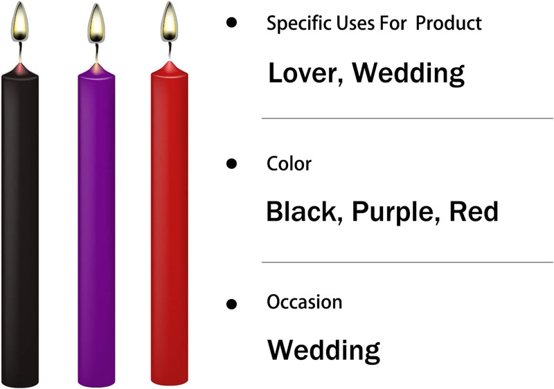 Low Temperature Candles,Romantic Wax Play Candles Low Heat for Lovers Couples gallery