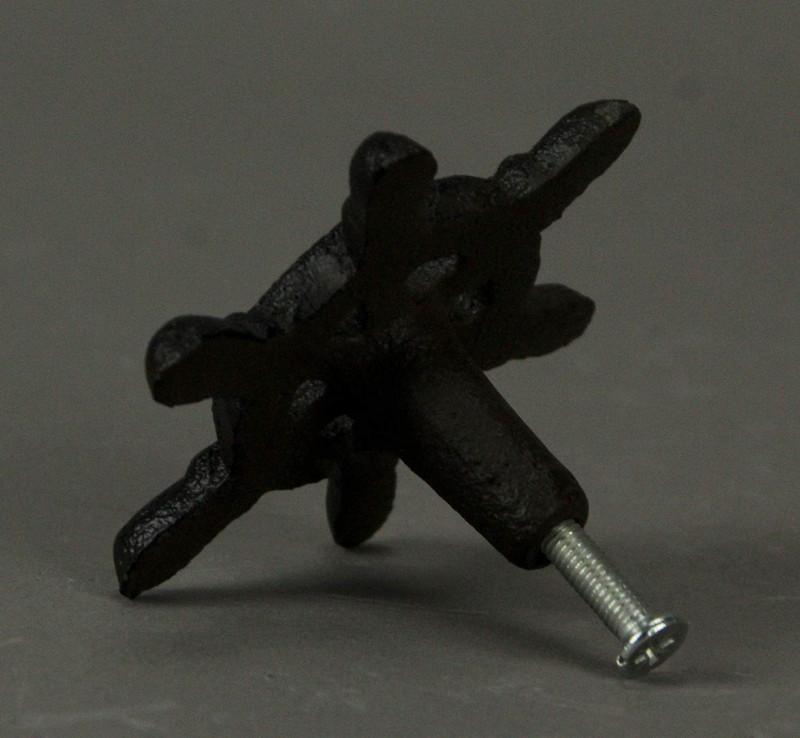 Dark Brown Cast Iron Nautical Ship Wheel Drawer Pulls or Cabinet Knobs Set of 12 gallery