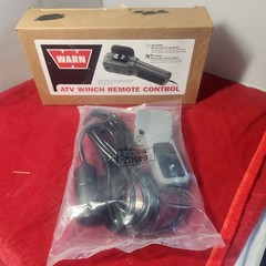 64849 Handheld Winch Remote Controller w/ Rubber Grip for ATV & Side x Side Gray