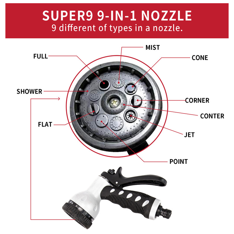 Automatic Retractable Garden Water Hose Reel Wall Mount w/100ft x 1/2" Hose Lead gallery