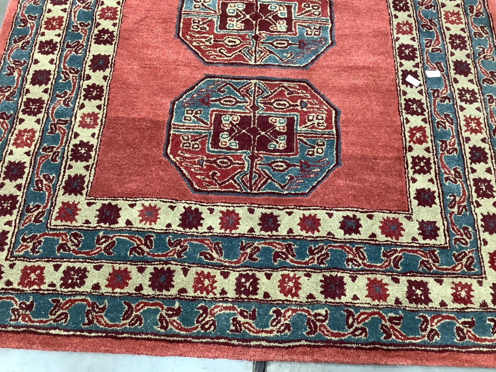 RED 6'-0" x 6'-0" Back Stain Rug, Reduced Price 1172681085 HG919Q-6SQ gallery