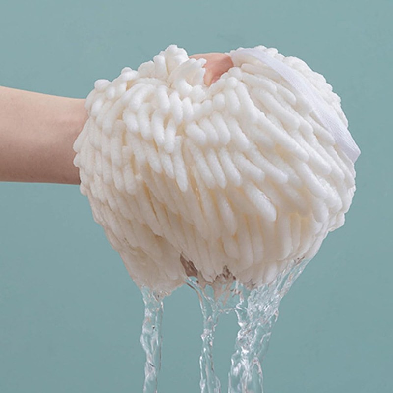 1pcs Random Hanging Chenille Absorbent Hand Towel Balls gallery