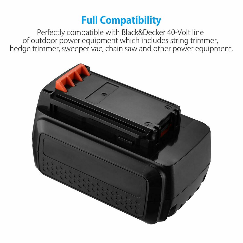 40V Lithium Battery for Black and Decker LBXR36 4.0AH 36/40 Volt Max LBX2040 gallery