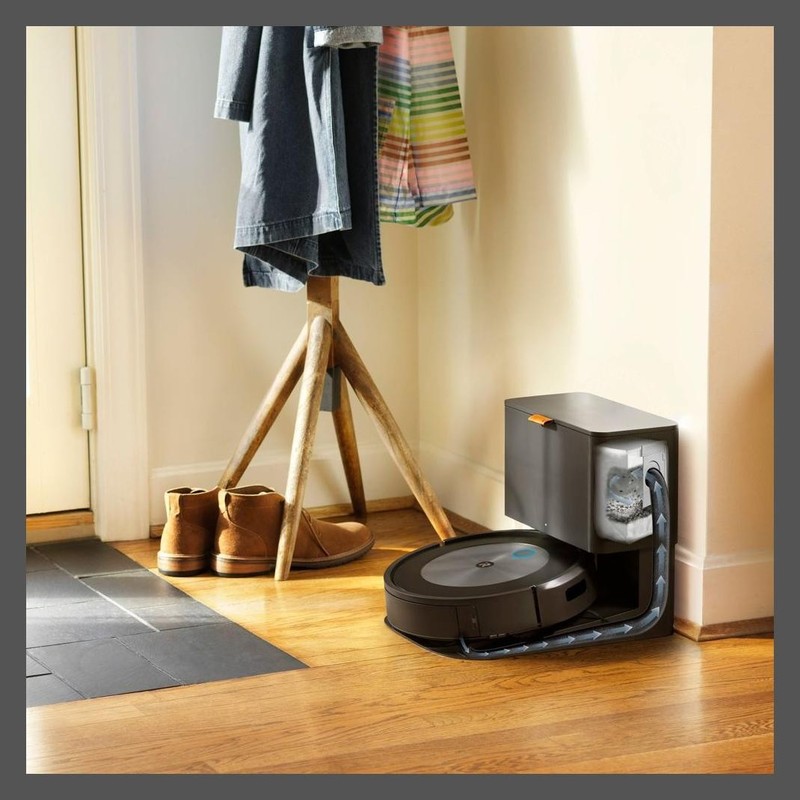 iRobot Roomba j7+ Wi-Fi Connected Self-Emptying Robot Vacuum - Black - 7550 gallery