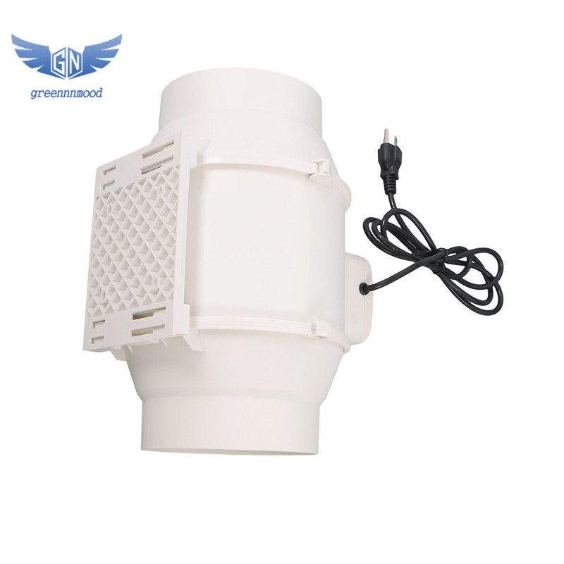 6" Inline Ventilation Exhaust Fan 400 CFM Duct Intake High Efficiency Air Fan gallery