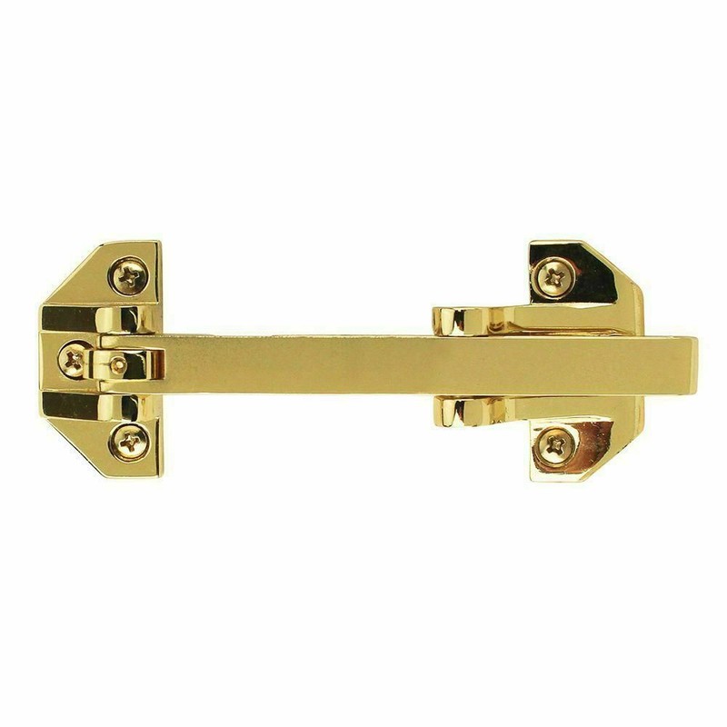 Door Security Guard Lock Bright Brass Heavy-Duty Defiant Home Improvement gallery