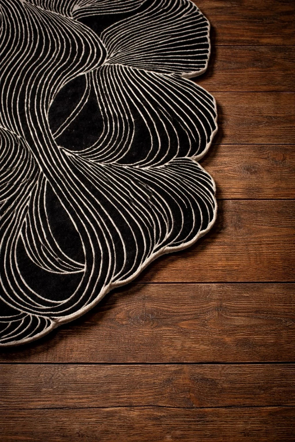 Irregular Shape Handmade Carpet Custome Rug Hand Tufted Area Rug Guest Room 8x10 gallery