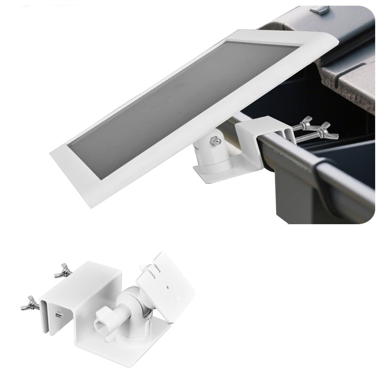Usngsny Adjustable Solar Panel Gutter Mount for Ring -Easy 1 Pack, 1-PCS gallery