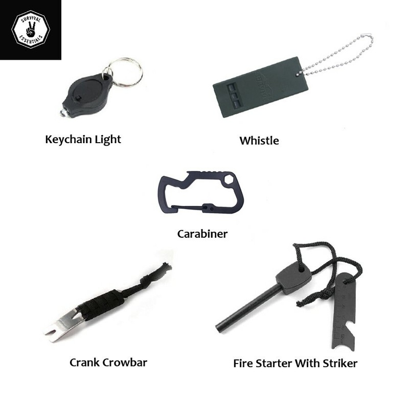 Survival Essentials Portable Survival Kit Riot Gear Car Boat RV Travel Tool Set gallery