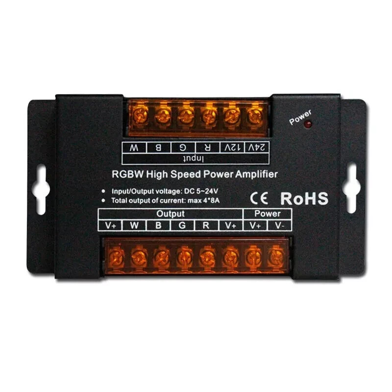 LED RGBW / RGB Amplifier 24A 32A for Led Strip Power Repeater light controller gallery