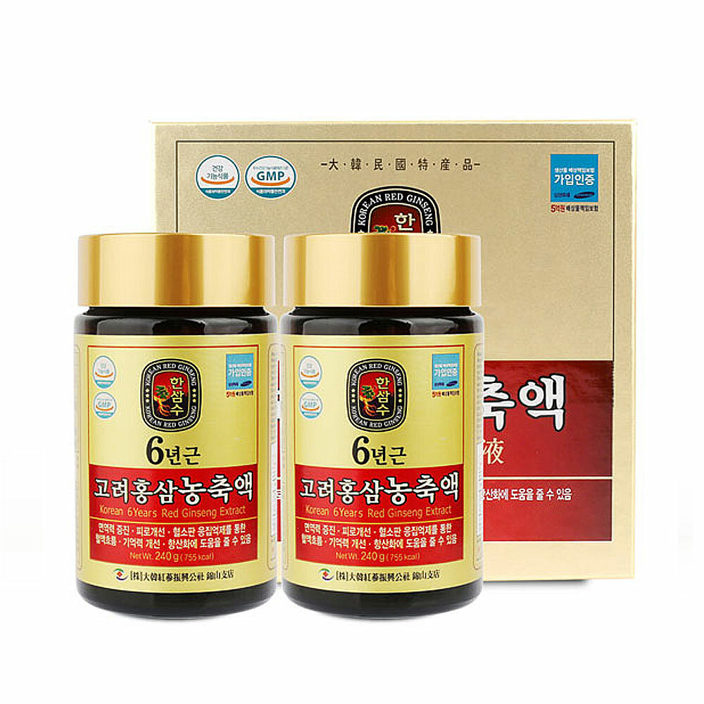 [DHL Express ] Hansamsu 100% Pure Korean 6 Year's Red Ginseng Extract 240g x 2ea gallery