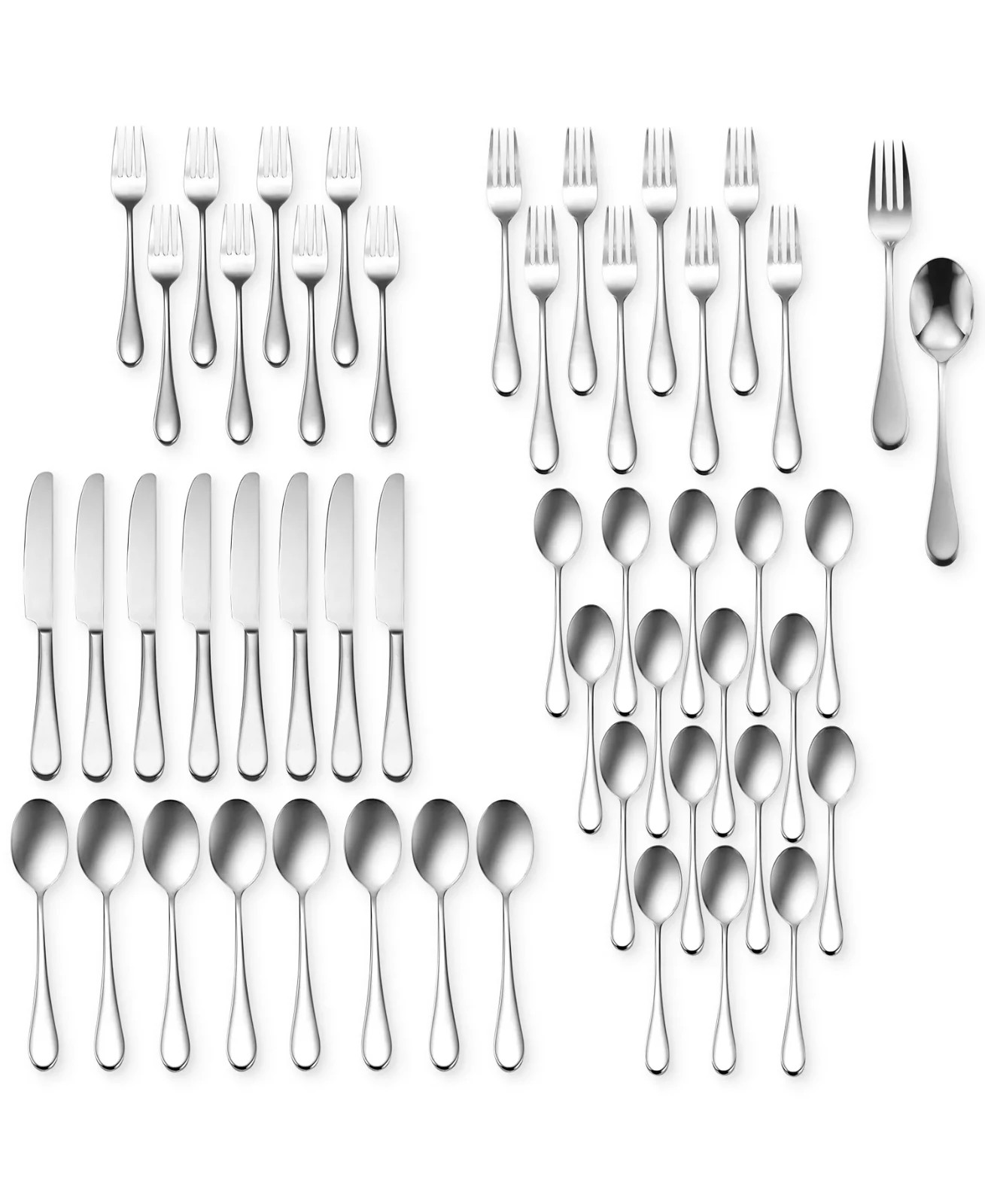 Oneida Icarus 50-Pc Flatware Set, Service for 8 gallery