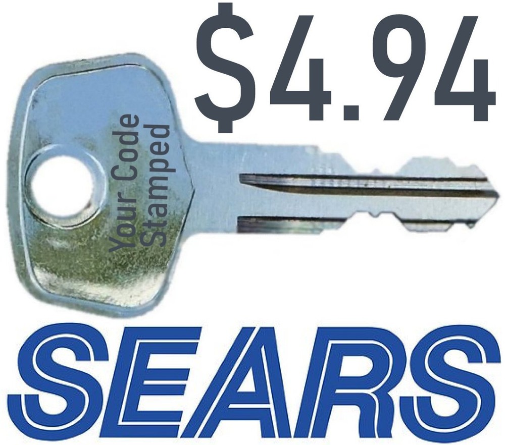 SEARS Replacement Key X-cargo Roof Rack Karrite Ski Carrier Skyline Sportrack XL
