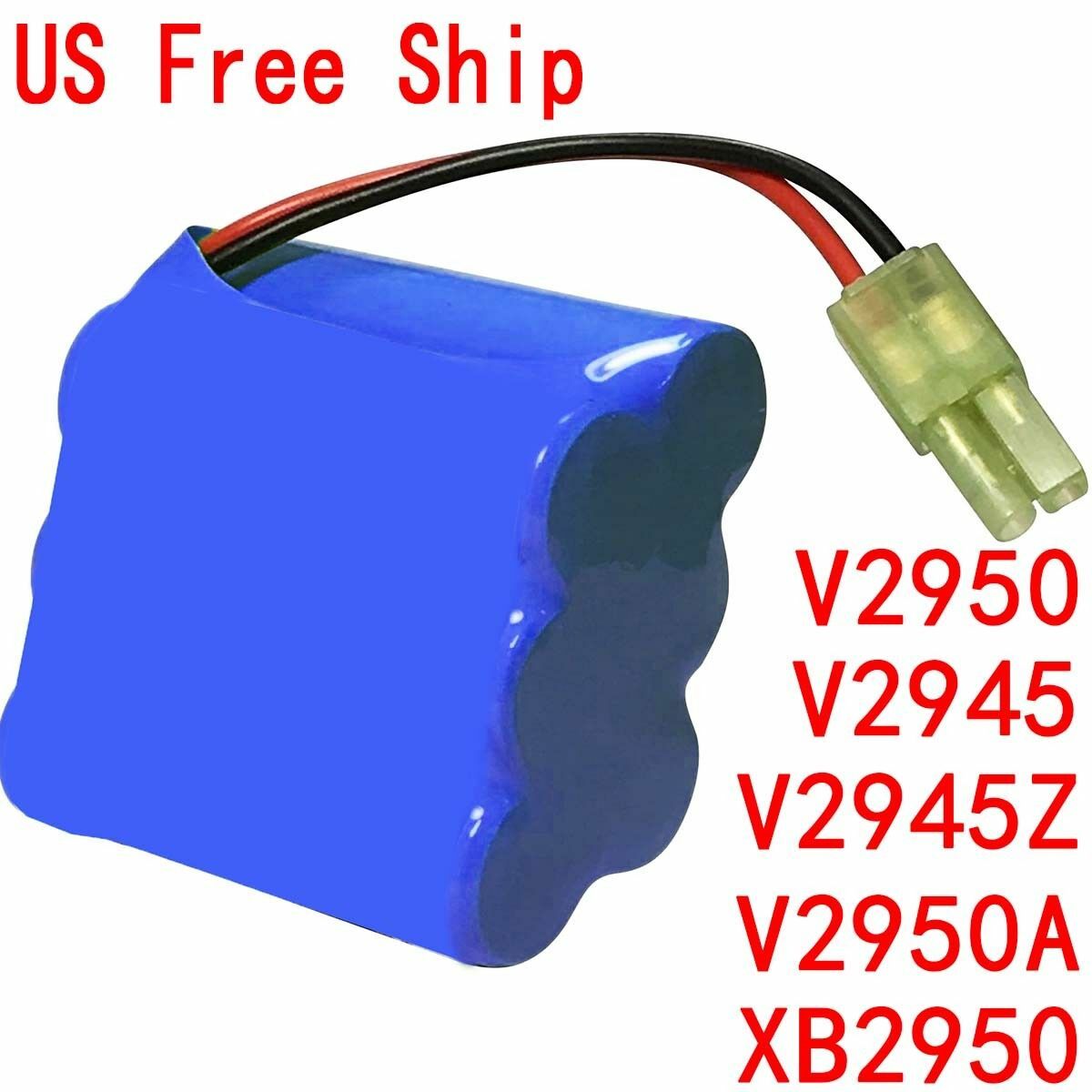 1500mAh Rechargeable Battery Replacement for Shark Floor & Carpet Sweeper XB2950 gallery