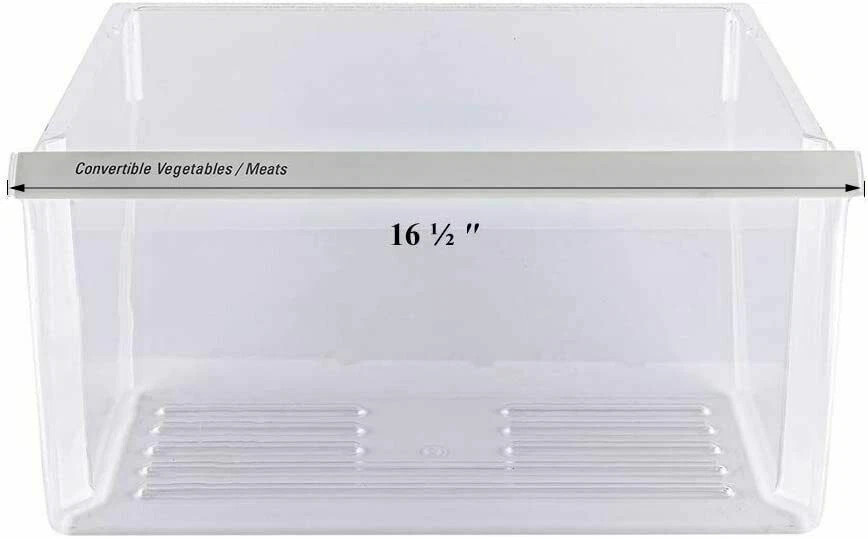 Lower Clear Crisper Pan Compatible with Whirlpool Refrigerator WP2188664 2188664 gallery