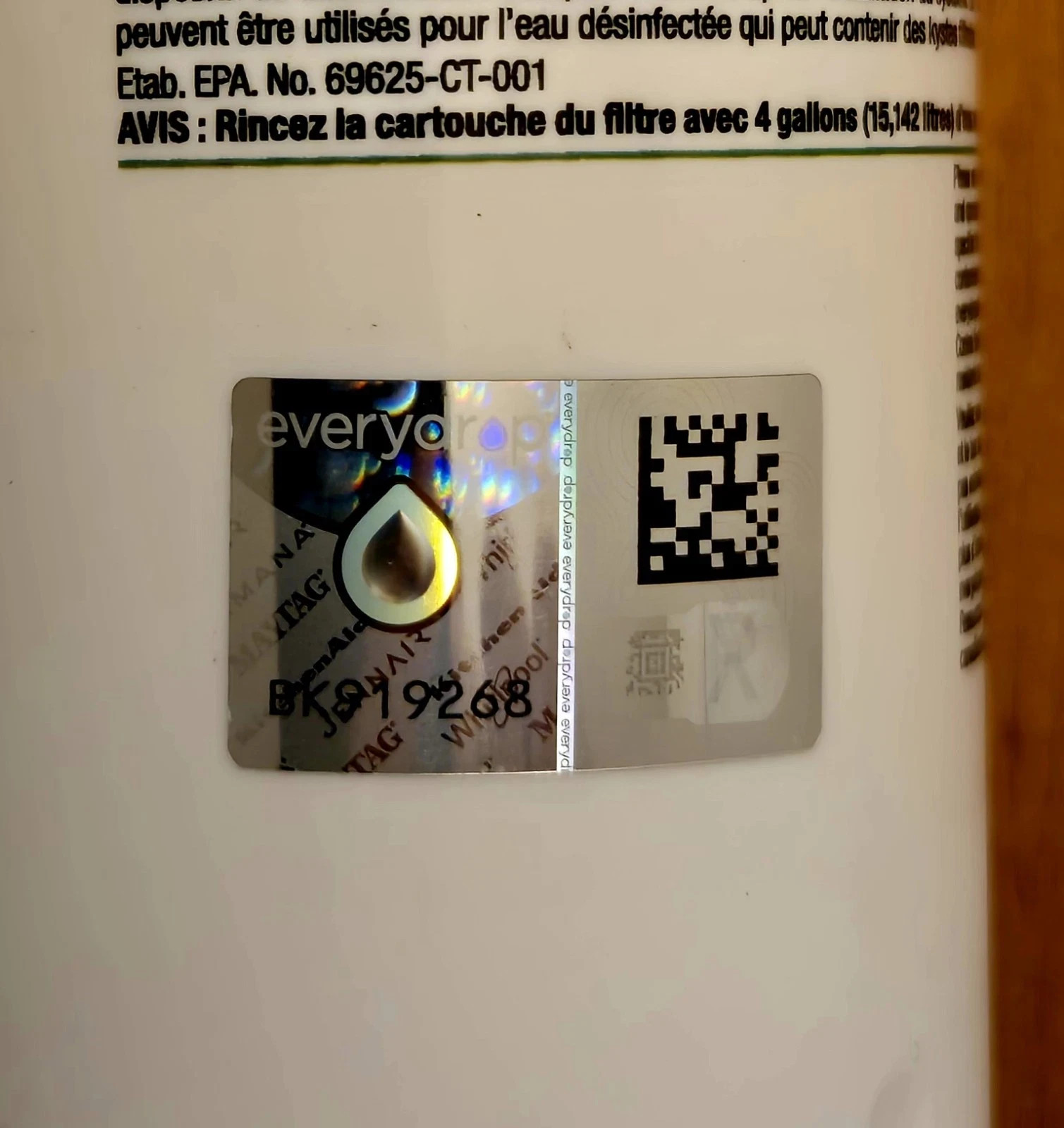 everydrop by Whirlpool Ice and Water Refrigerator Filter 4, EDR4RXD1, Single-Pa gallery