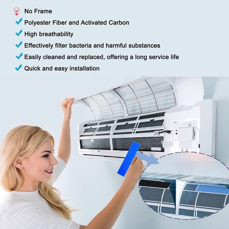 6 Pack MAC-2330FT-E MAC-3000FT-E Filter Bundle for Mitsubishi Electric MAC-2330F gallery